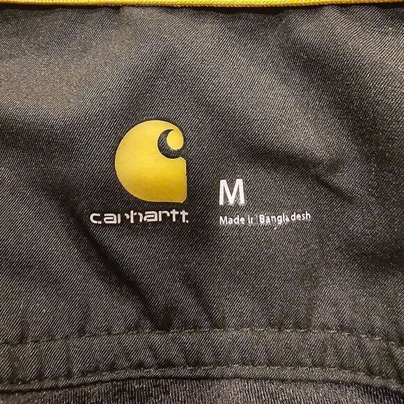 CARHARTT Women's Black Multi-Pocket V-Neck Scrub Top - Size Medium - Picture 7 of 8